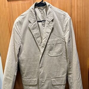 Polo Ralph Lauren Khaki Cotton Unlined Sport Jacket
